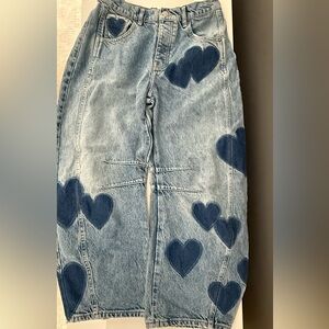 We The Free Good Luck Hearts Jeans by Free People